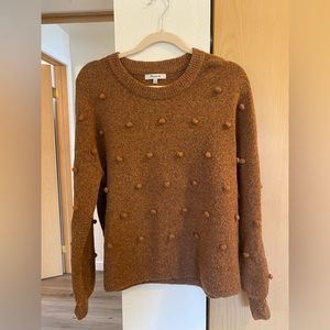 Cozy Madewell burnt orange sweater